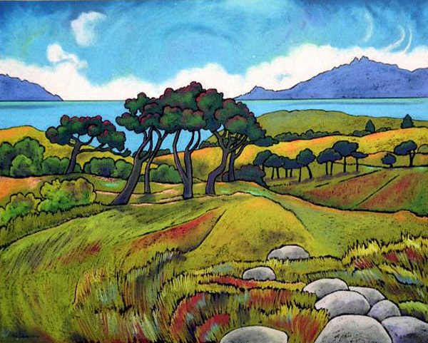 New Zealand Wendy Leach Artist, New Zealand Landscape Artists